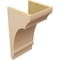 Ekena Millwork 11"W x 11"D x 22"H Wide Hughes Rough Cedar Woodgrain TimberThane Corbel, Primed Tan CORUR11X11X22HUGRCPR - alternate 3